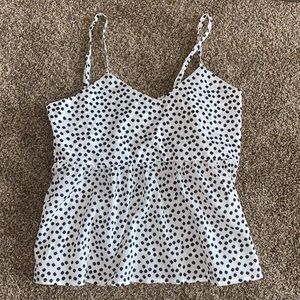 Floral babydoll tank